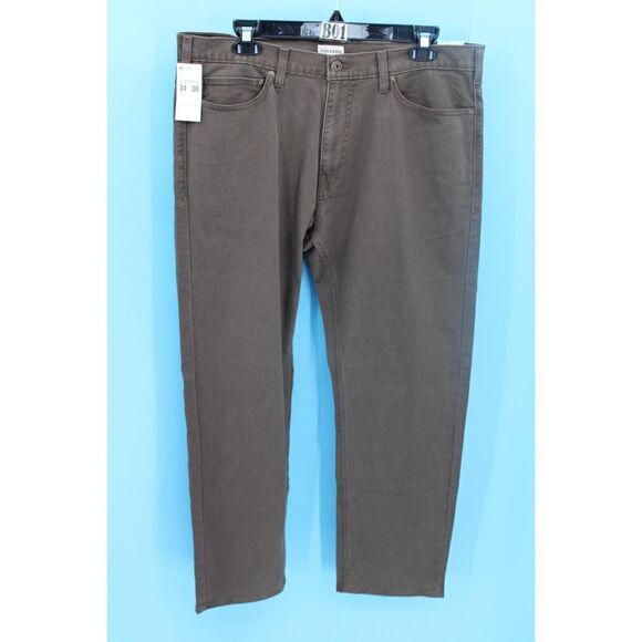 Dockers Men's Straight Fit Jean Cut Khaki Brown all motion comfort 34/30 NWT - Picture 1 of 6